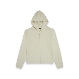 Sewn into hoodie