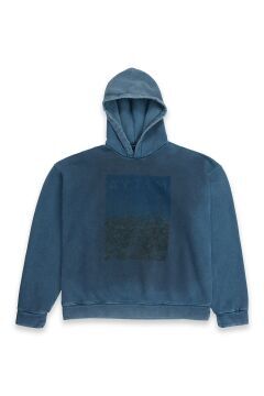 Blue Garment Dye with Double-Sided Stone Wash