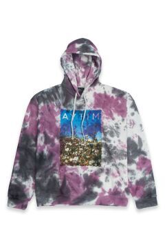 Pink, Grey, and Black Batik Dye with Net