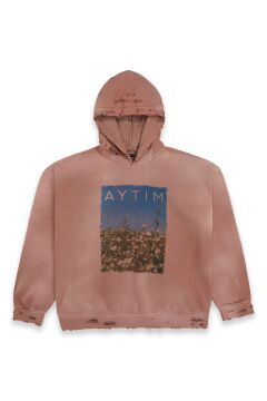 Pink Garment Dye with Decolorization Spray, Silicone Wash, Distressing with Dremel & Spinning Stone